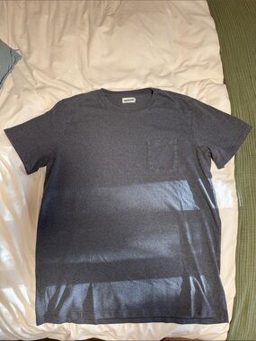 Taylor Stitch Heavy Bag Tee Charcoal Grey